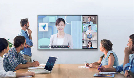 H10S 75&quot;スマートな相互フラット パネルの学校4Kのタッチ画面のモニター