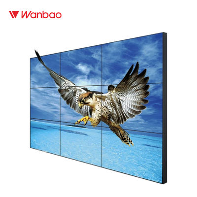 1080P TV LCDのビデオ壁パネルの解決55インチの極度の狭い斜面LED
