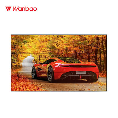 1080P TV LCDのビデオ壁パネルの解決55インチの極度の狭い斜面LED