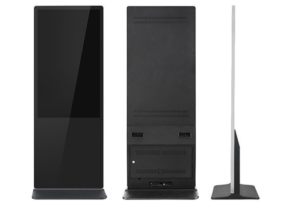 Wifi緩和されたガラスが付いている超細い屋内LCDデジタルの表記の広告のキオスク