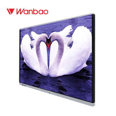 壁に取り付けられたタッチ画面Whiteboard 65&quot; 4Kデジタル表示装置の精密な執筆