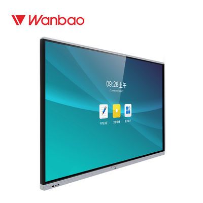 壁に取り付けられたタッチ画面Whiteboard 65&quot; 4Kデジタル表示装置の精密な執筆