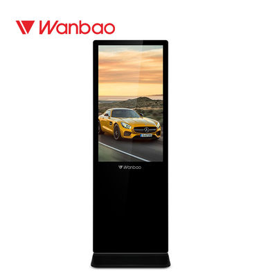 65&quot;  の屋内デジタル広告の表示、LCDの広告プレーヤーを立てる床
