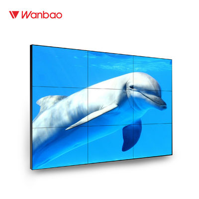 46インチ極度のLCD接続スクリーンの狭い斜面6.3mm 3x3 LCD TVの壁