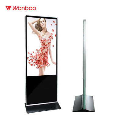 65&quot; LCDの広告プレーヤーのタッチ画面屋内LCDデジタルの表記を立てる床