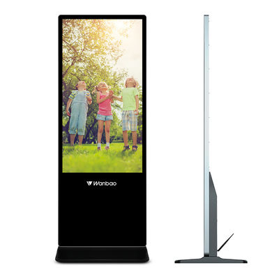 43&quot;人間の特徴をもつ広告にデジタル表記のメディア プレイヤーの床の立つこと