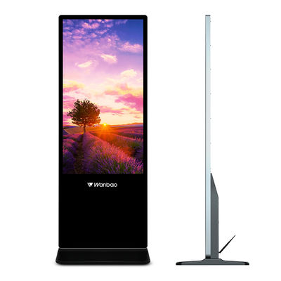 55インチ4k人間の特徴をもつデジタルの表記のトーテムのタッチ画面