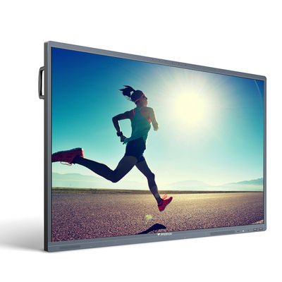 65インチUHD 4kは1のPCが付いている相互タッチ画面のモニターLcdスマートな板TVをすべて導いた