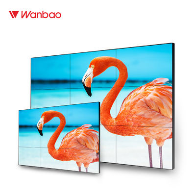1080P TV LCDのビデオ壁パネルの解決55インチの極度の狭い斜面LED